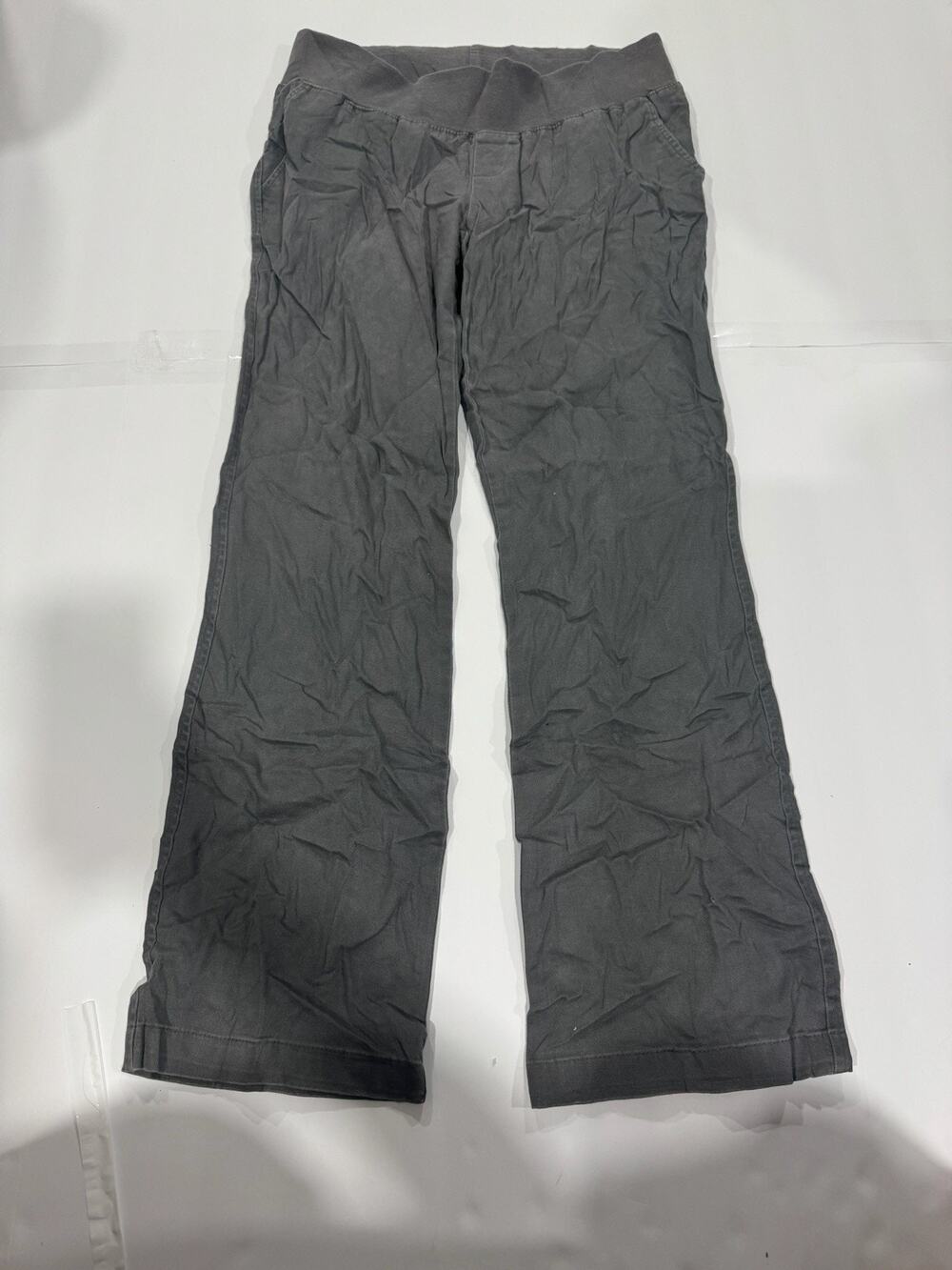 Y2K Duo Maternity Gray Real Waist Pants - Size Medium